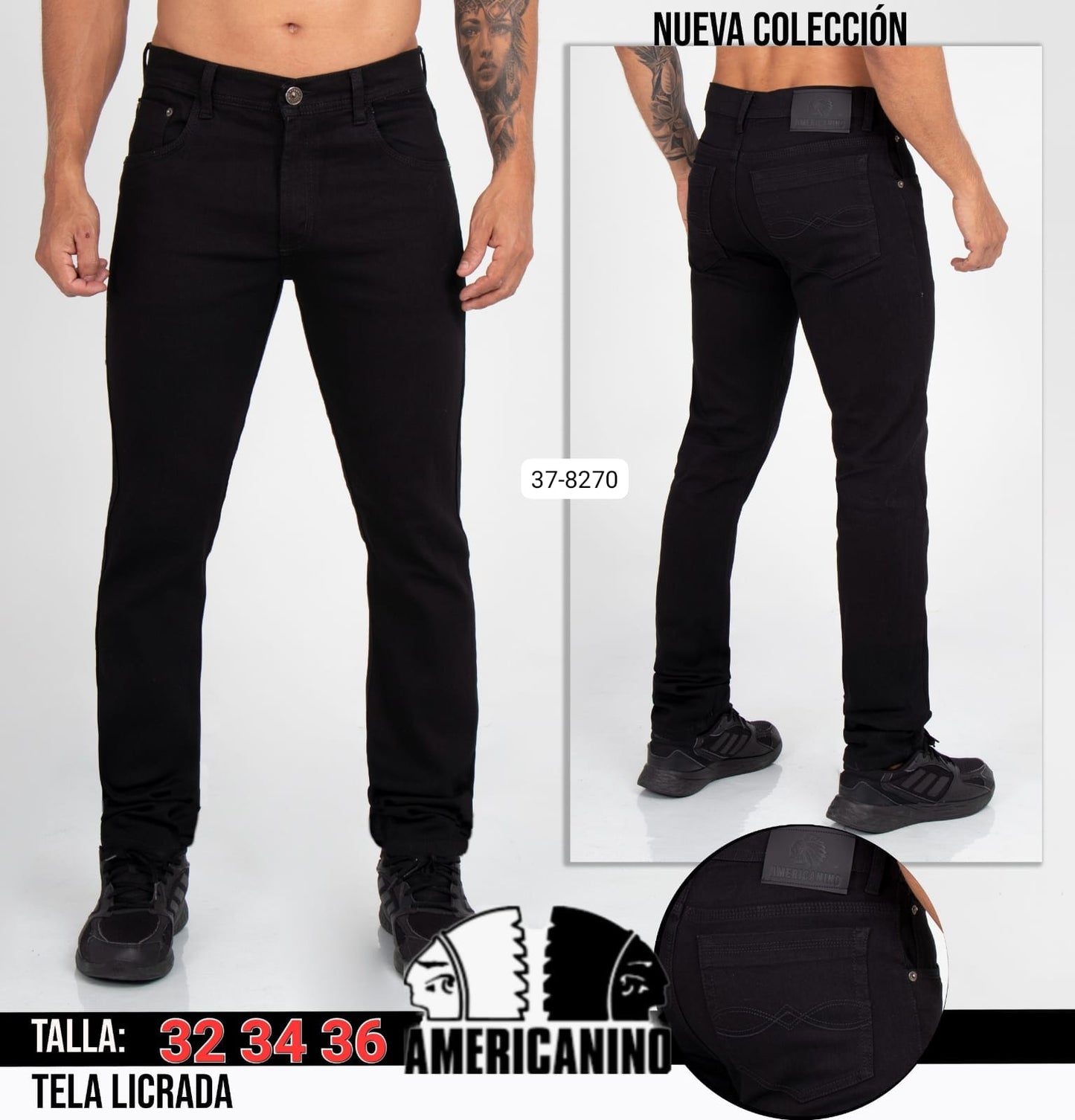 Jean Para Hombre 37-8270 (S)