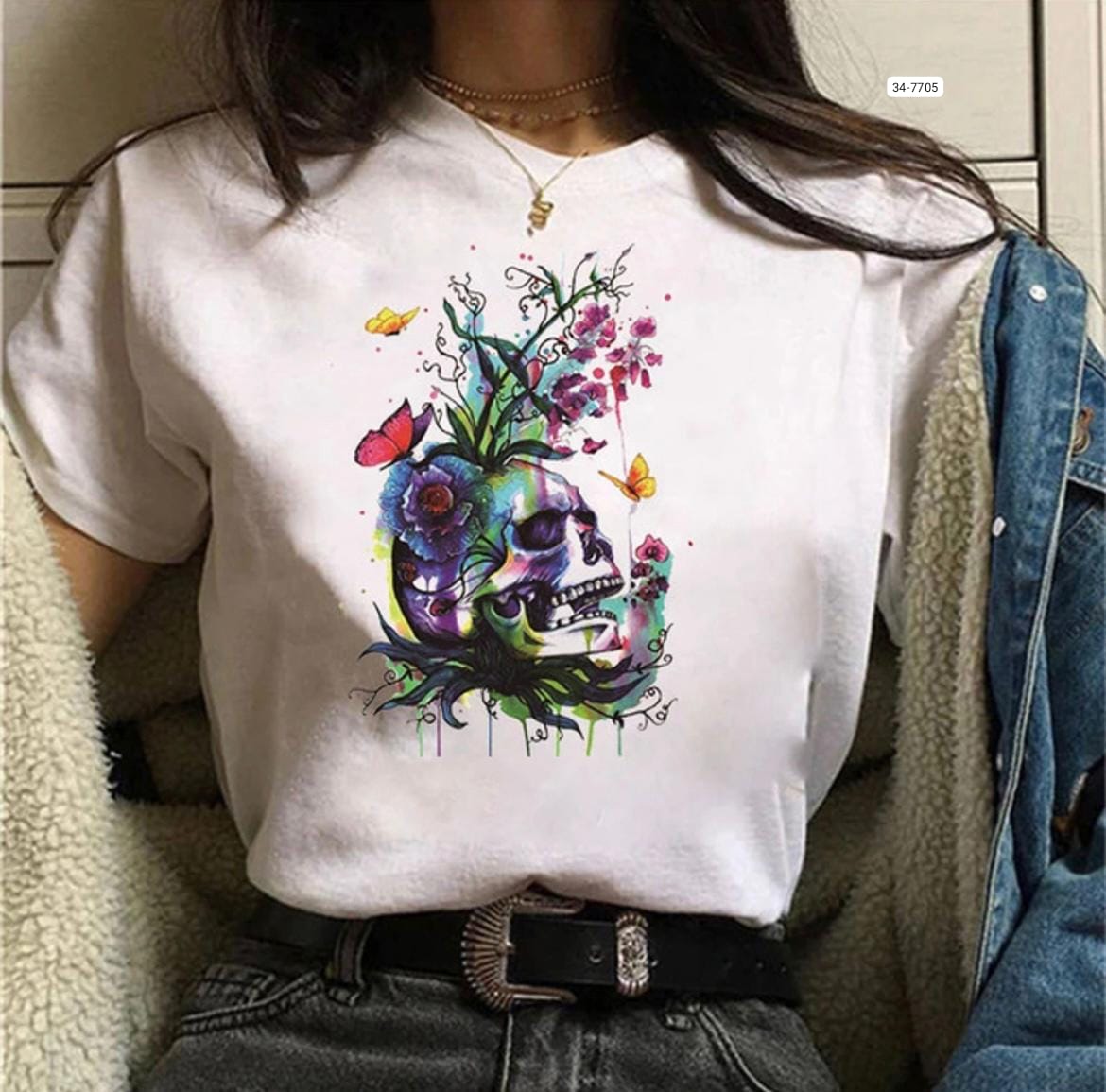 Camiseta Para Niña 34-7705 (J)