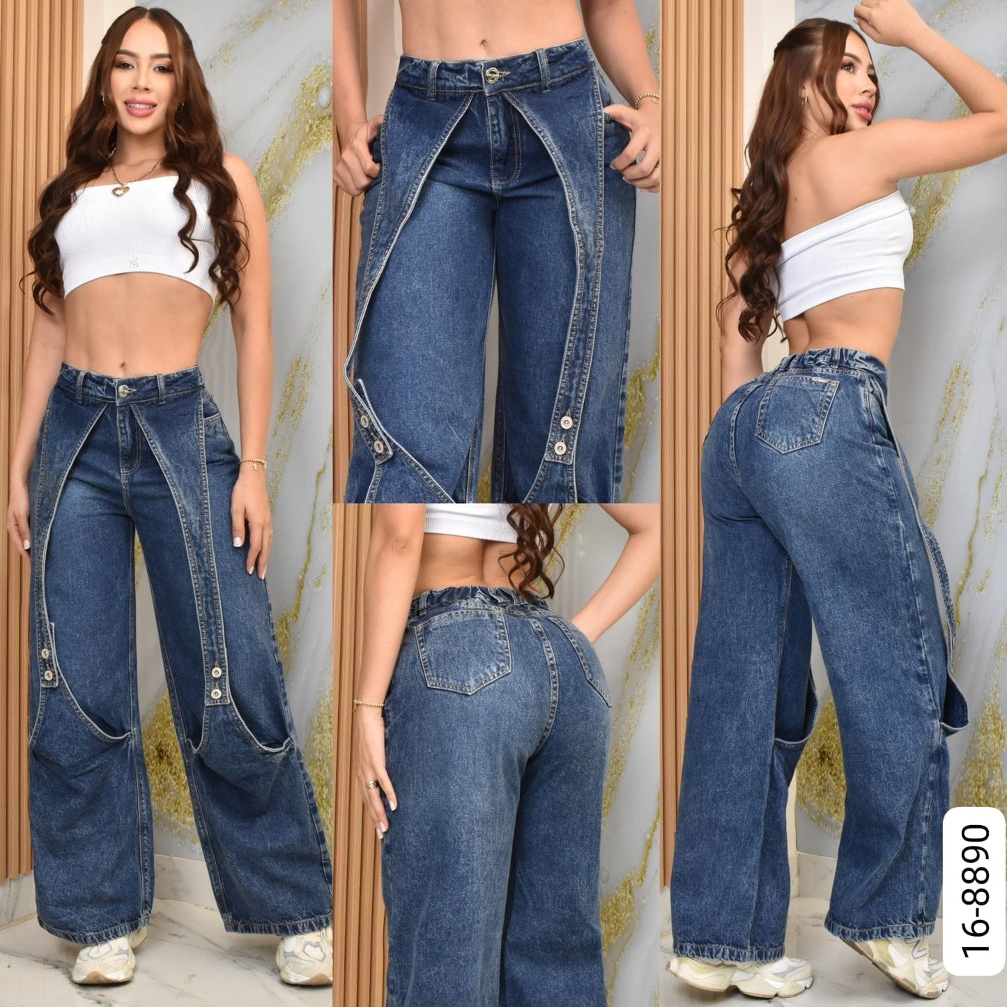Jean Para Mujer 16-8890 (J)