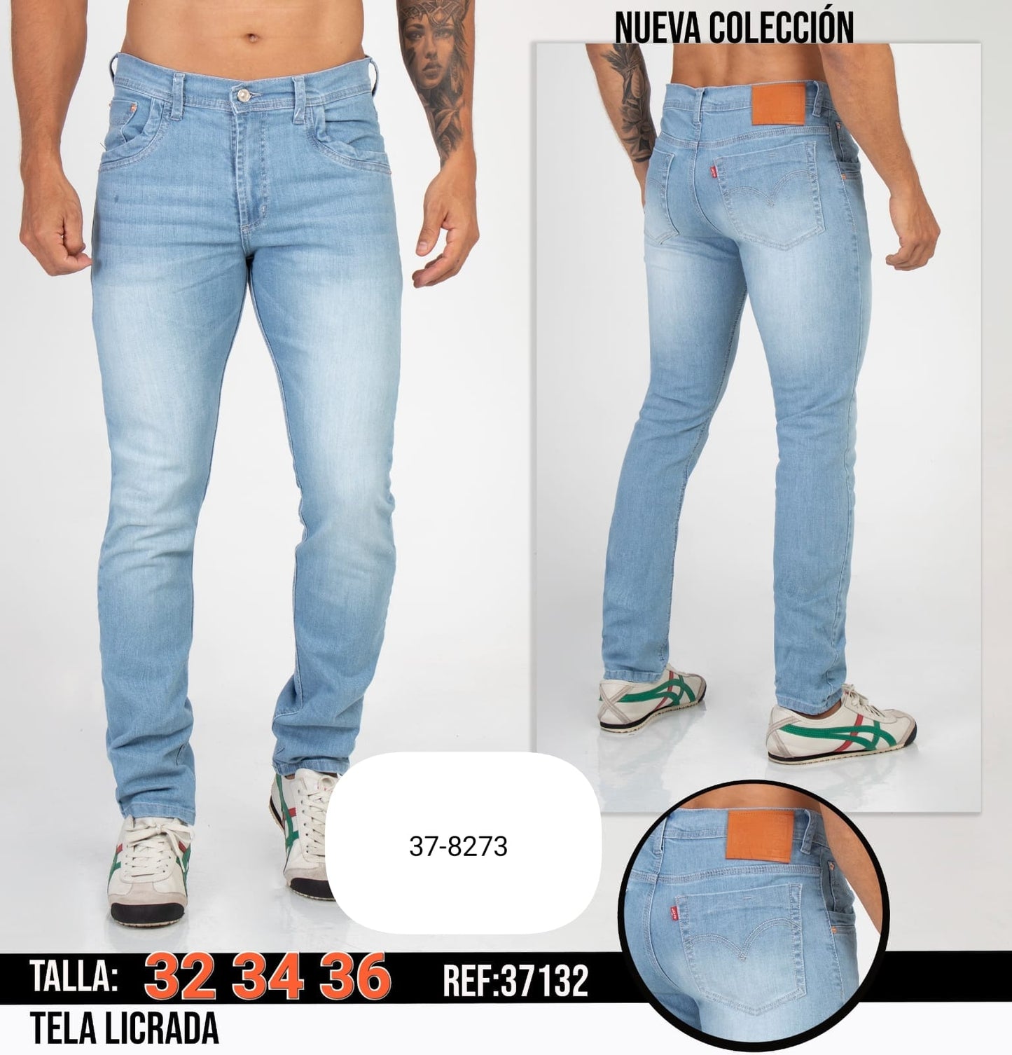 Jean Para Hombre 37-8273 (S)