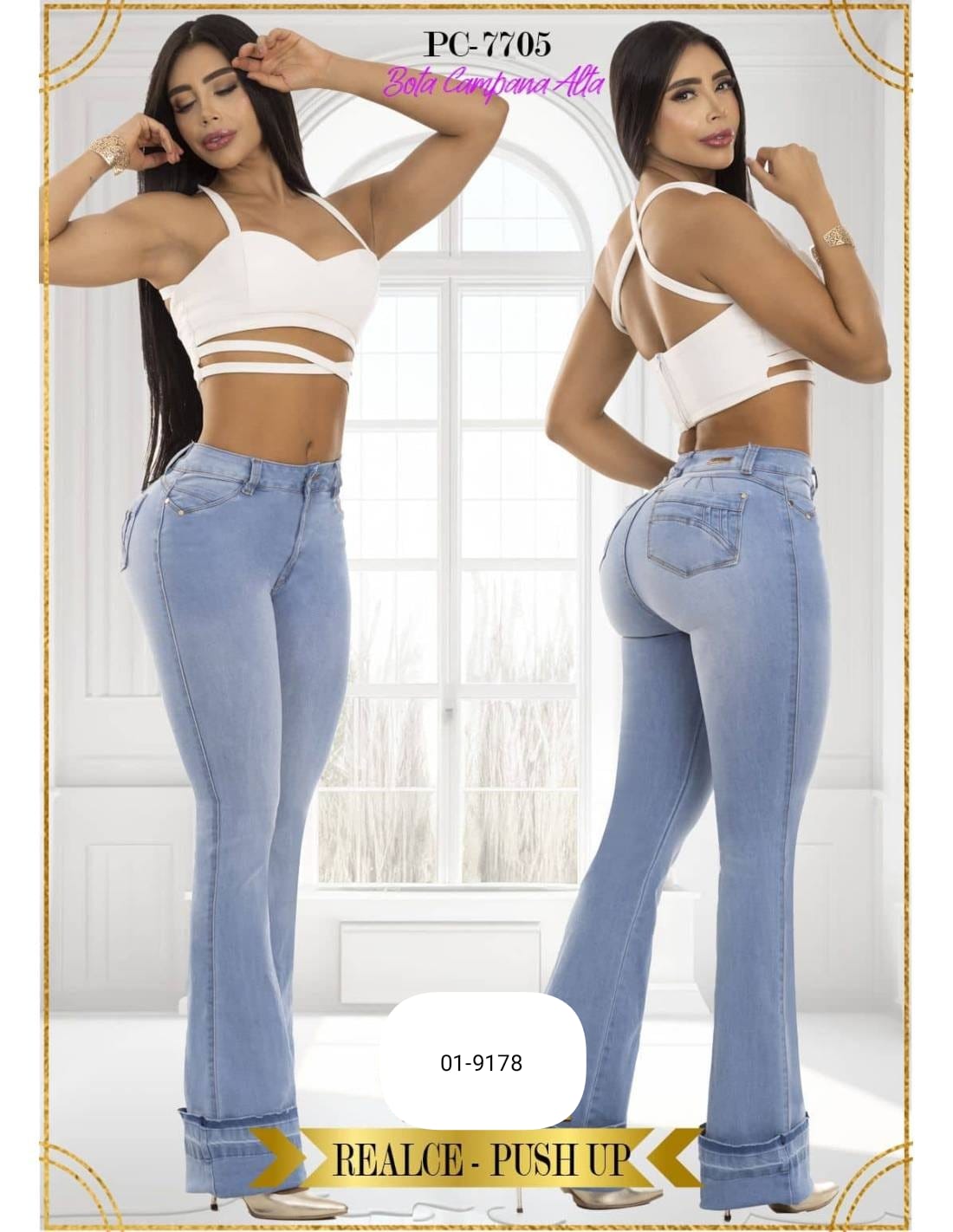 Jean Para Mujer 01-9178 (S)