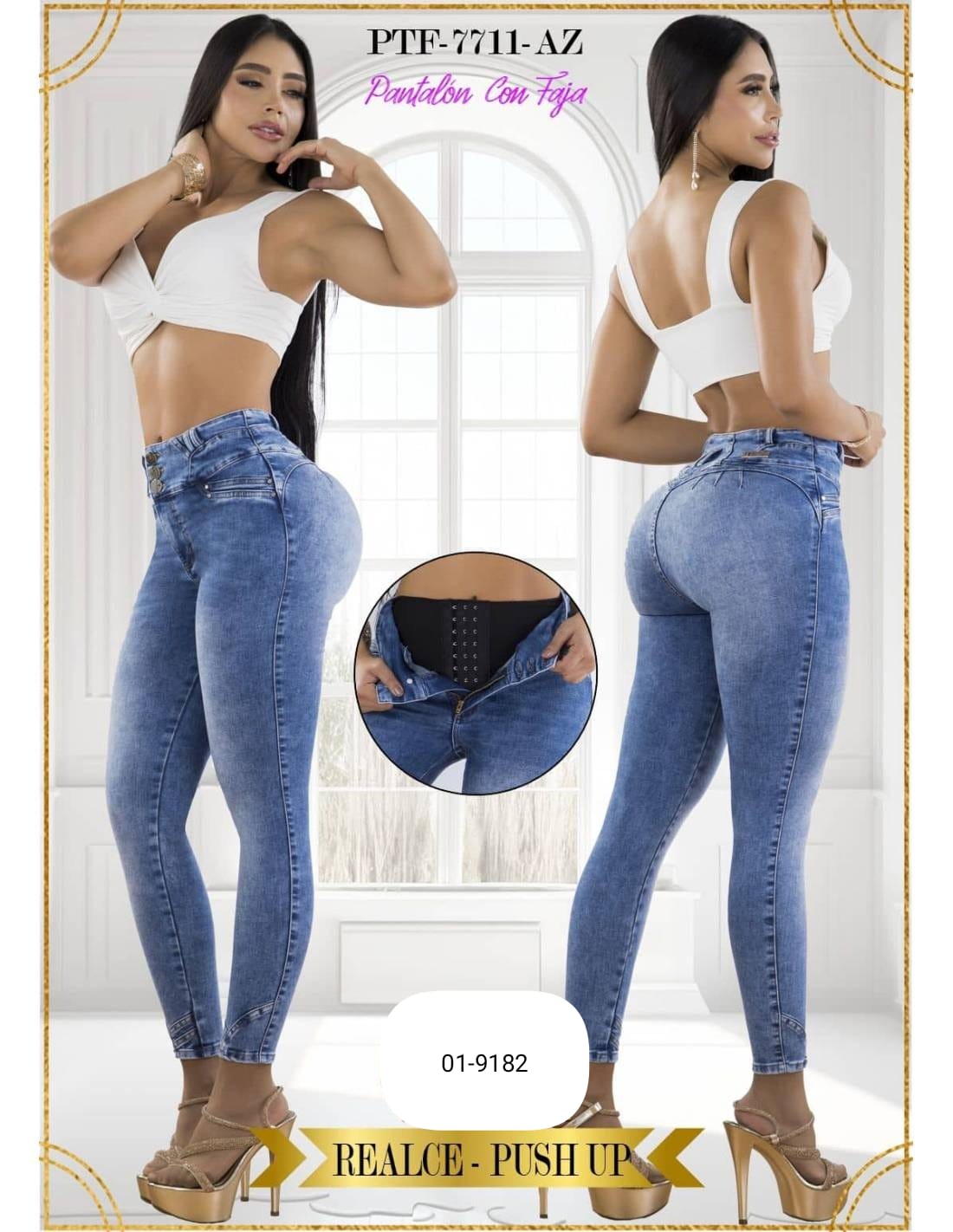 Jean Para Mujer 01-9182 (S)