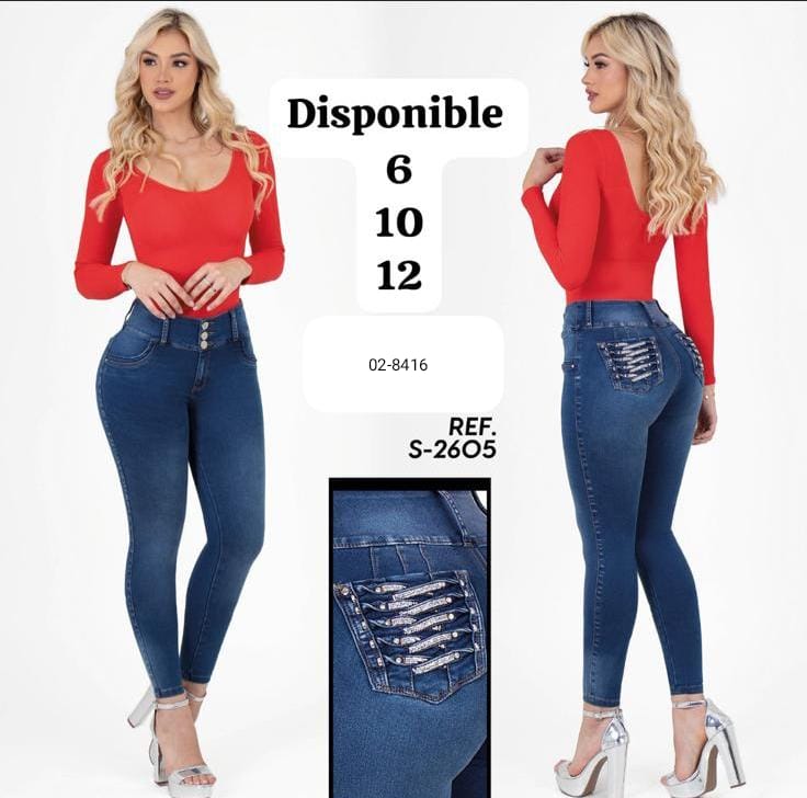 Jean Para Mujer 02-8416 (S)