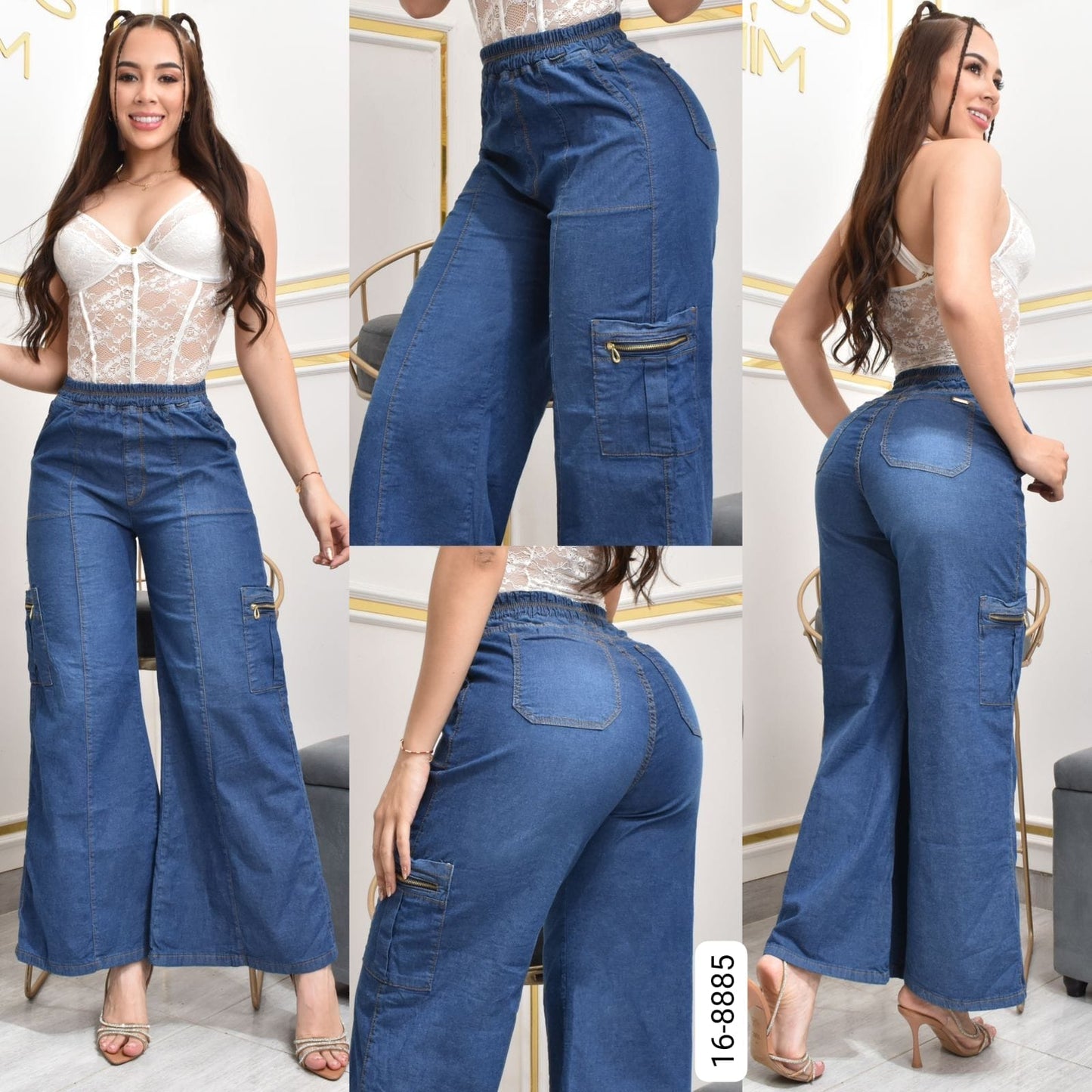 Jean Para Mujer 16-8885 (J)