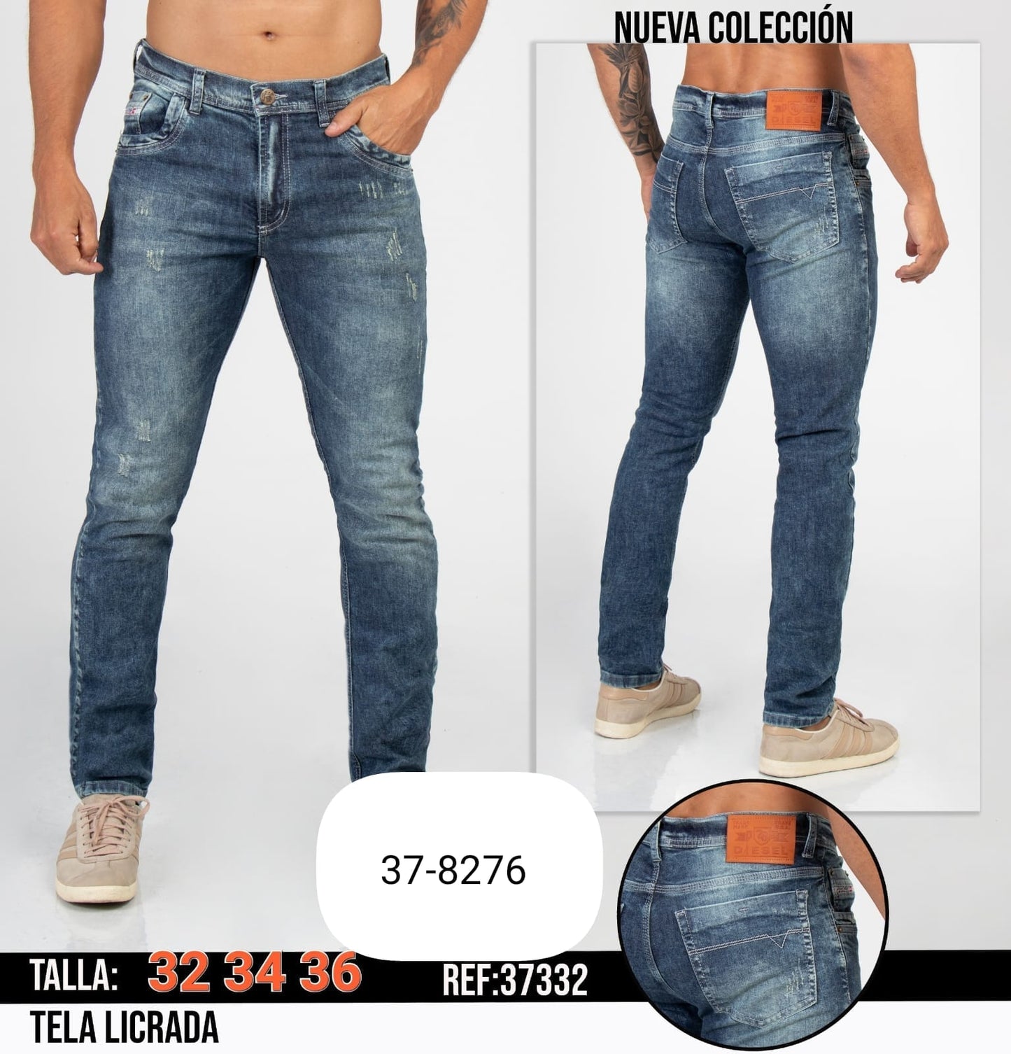 Jean Para Hombre 37-8276 (S)