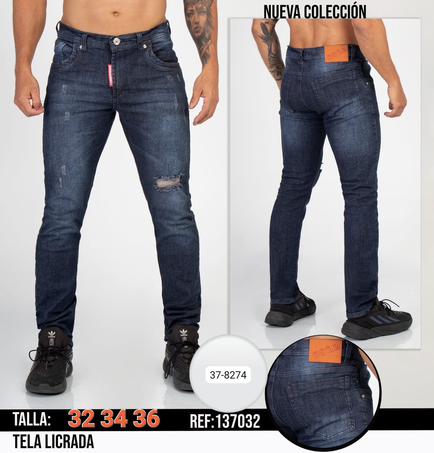 Jean Para Hombre 37-8274 (S)