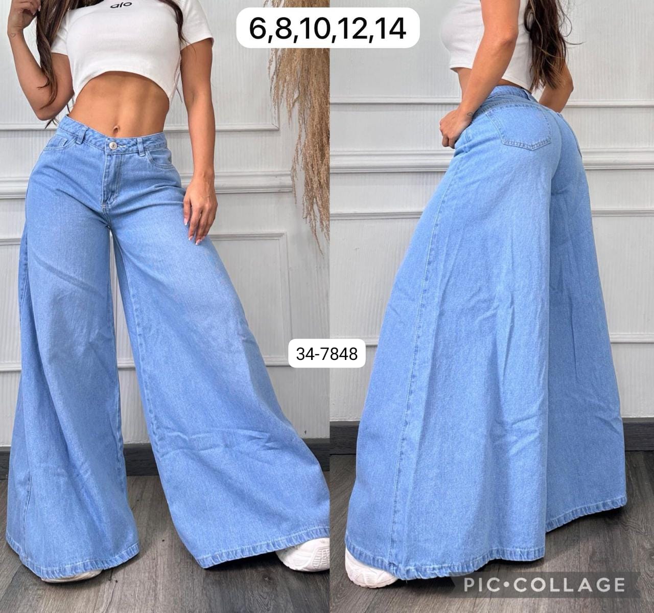 Jean Para Mujer 34-7848 (M)