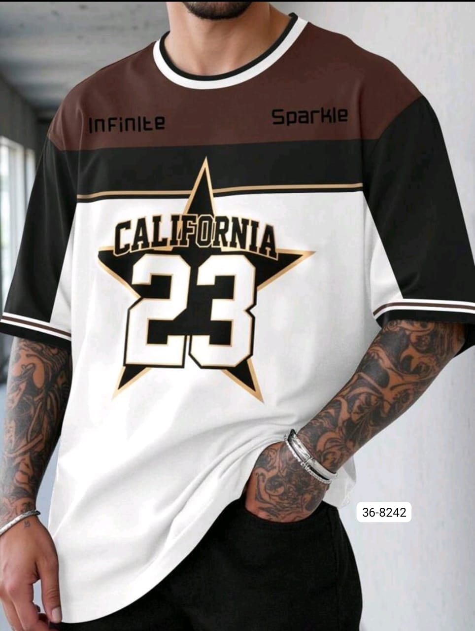 Camiseta Para Hombre 36-8242 (M)
