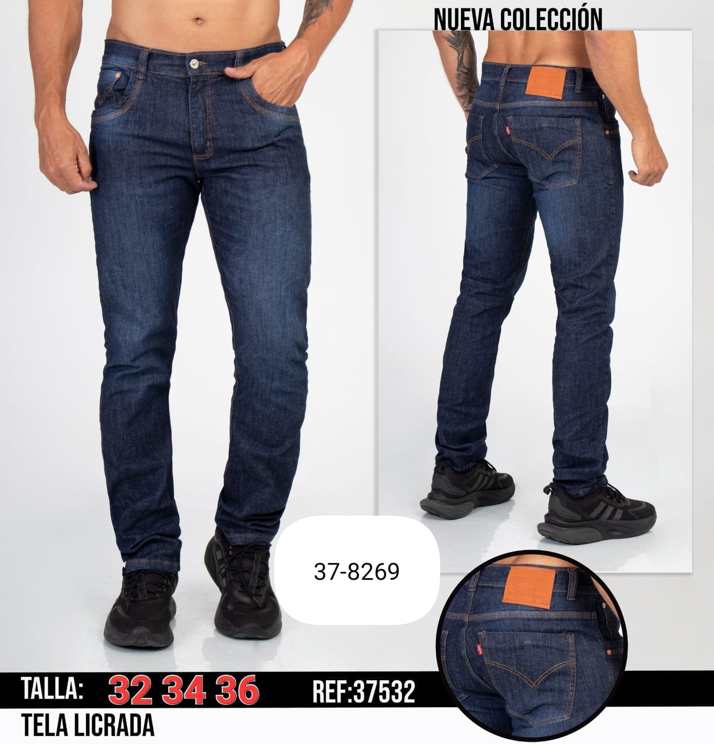 Jean Para Hombre 37-8269 (S)