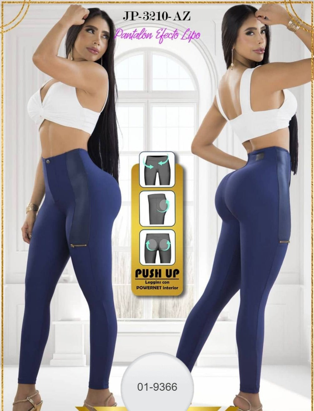 Leggings Efecto Lipo Para Mujer 01-9366 (M)