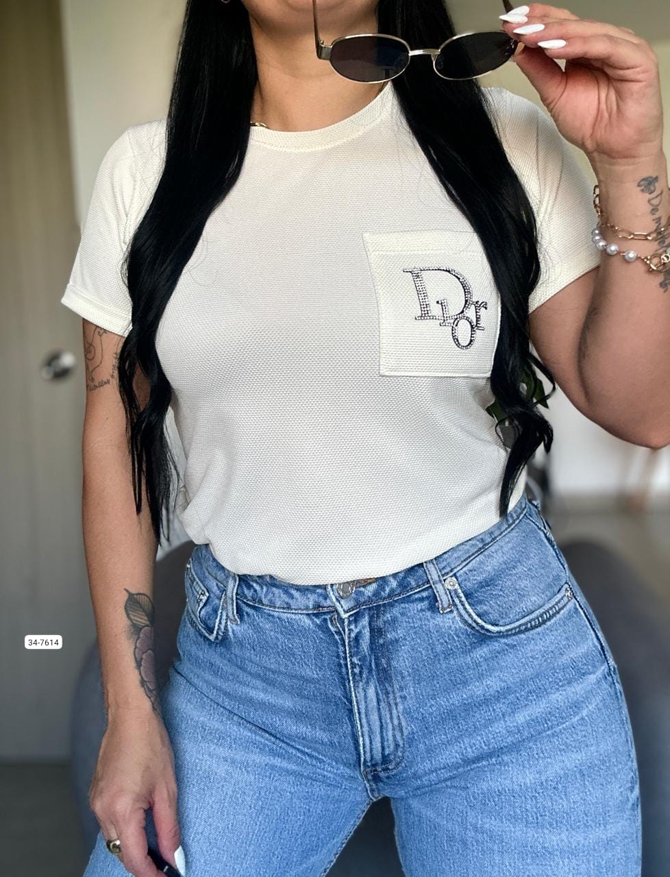 Camiseta Para Mujer 34-7614 (J)