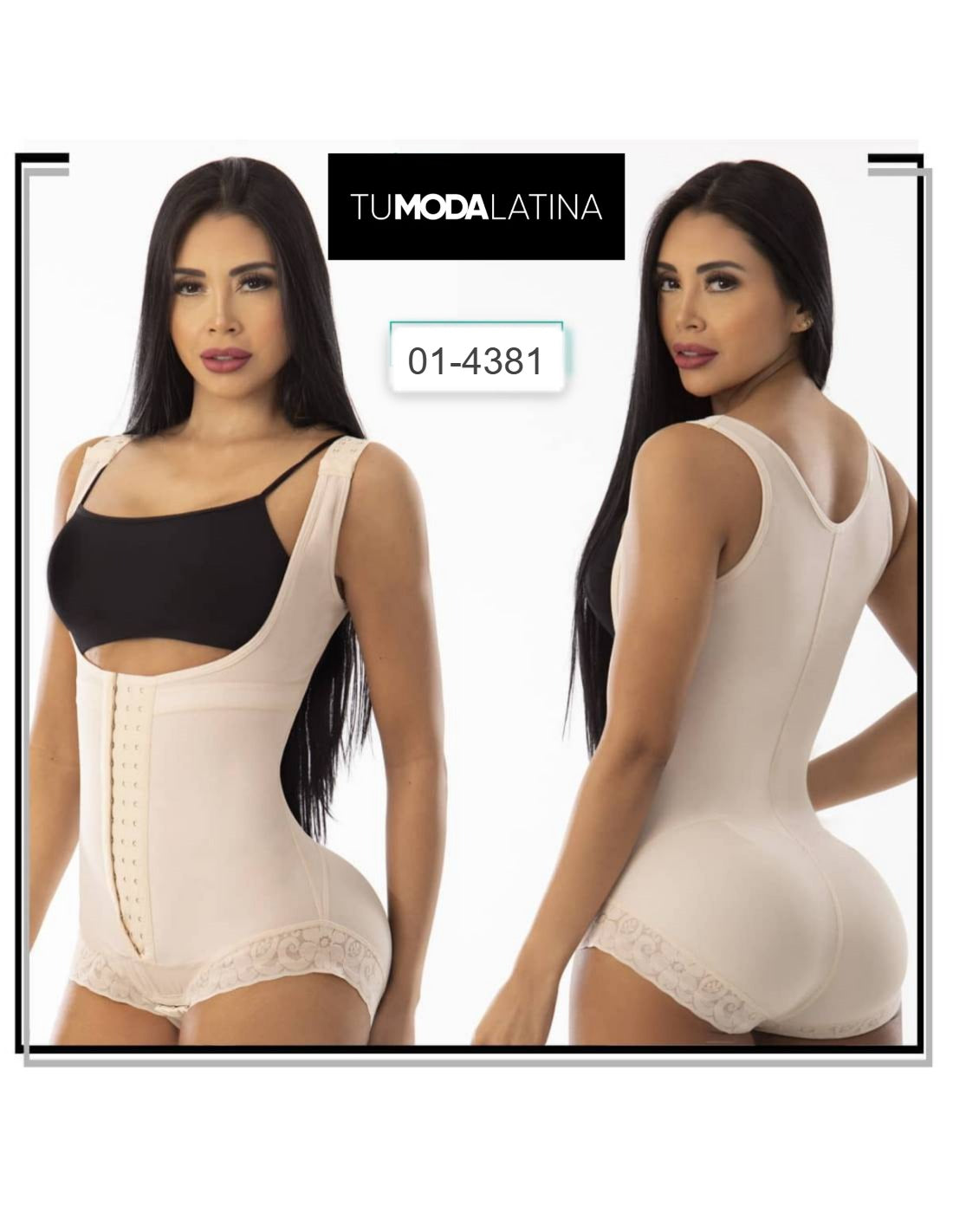 Faja Senos Libres Con Panty Corto 01-4381 (J)