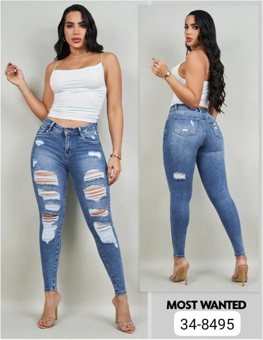 Jean Para Mujer 34-8495 (J)