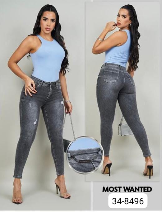 Jean Para Mujer 34-8496 (J)
