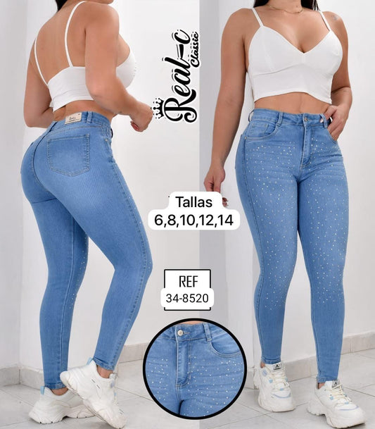 Jean Para Mujer 34-8520 (J)