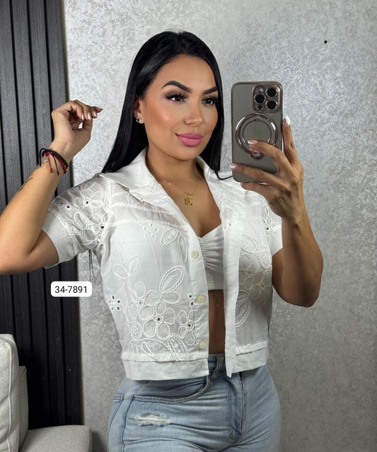 Camisa (Incluye Top) Para Mujer 34-7891 (M)