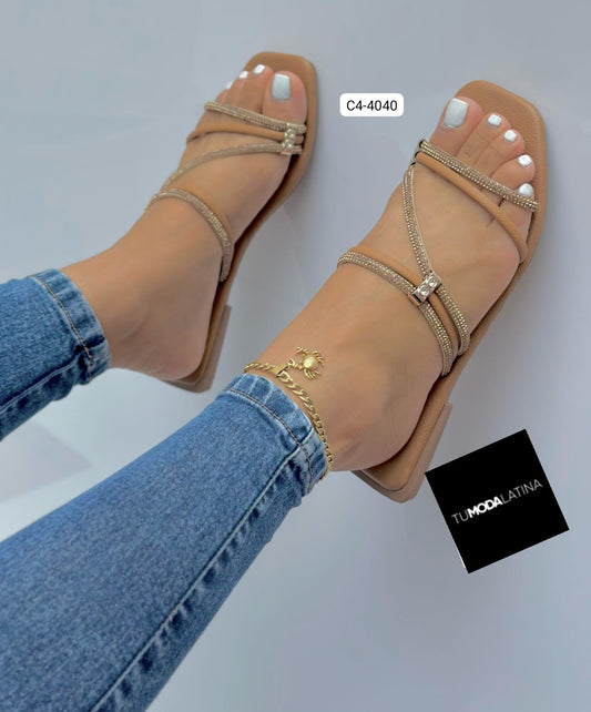 Sandalia Para Mujer C4-4040 (H)