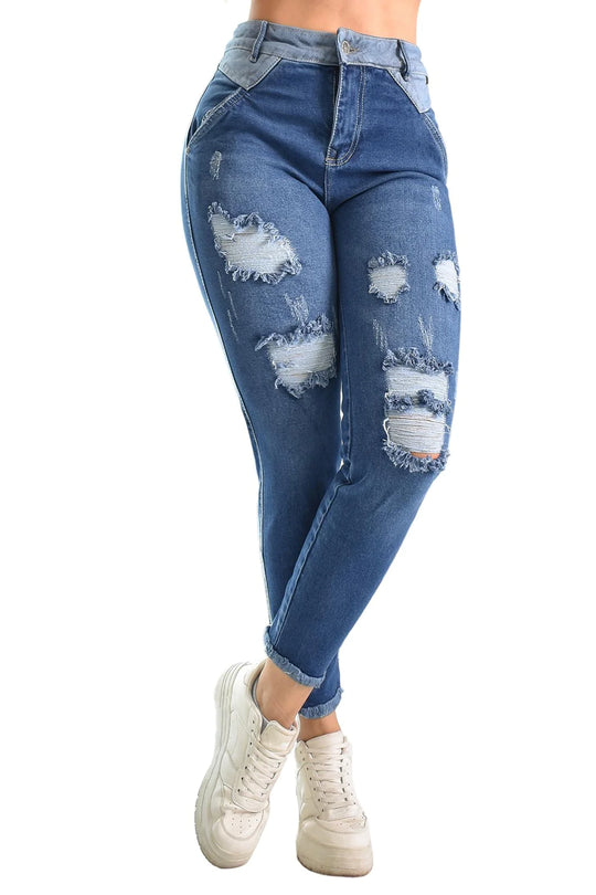 Jean Momfit  Levanta Cola