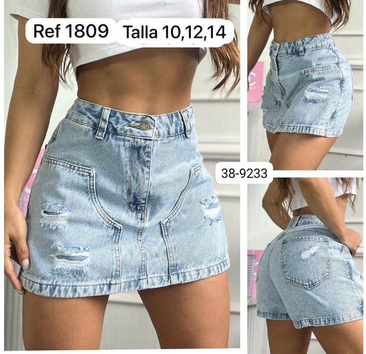 Falda Short Para Mujer 38-9233 (M)