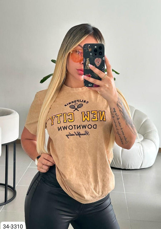 Camiseta Para Mujer 34-3310