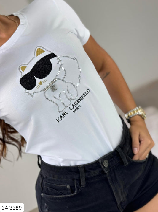 Camiseta Para Mujer 34-3389