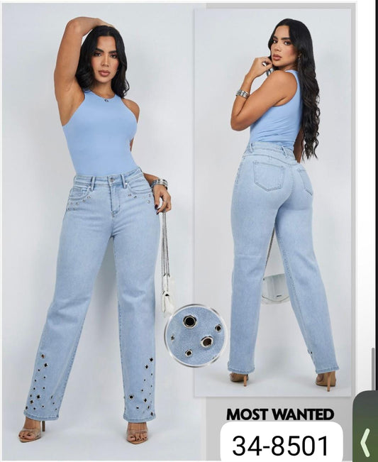 Jean Para Mujer 34-8501 (J)