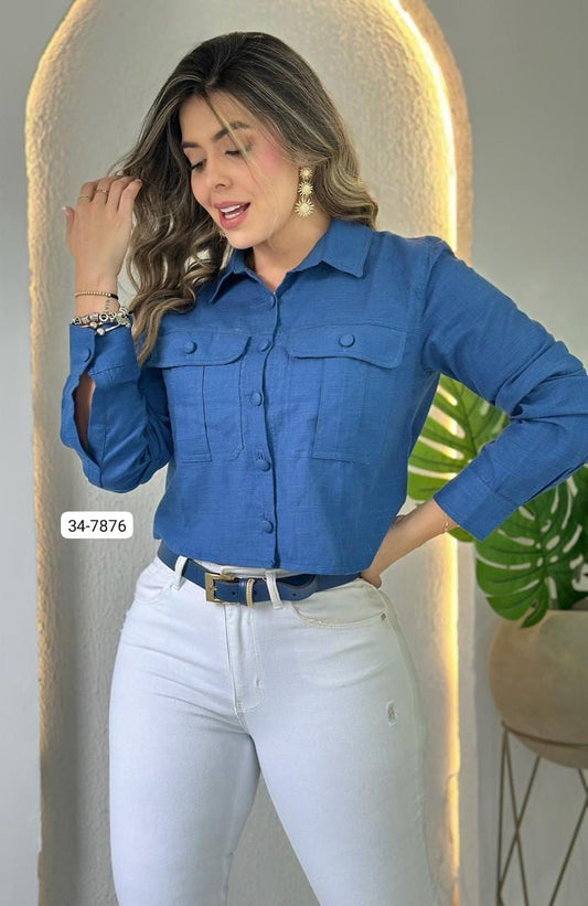 Camisa Para Mujer 34-7876 (M)