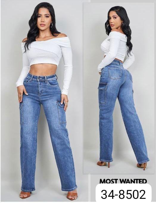 Jean Para Mujer 34-8502 (J)