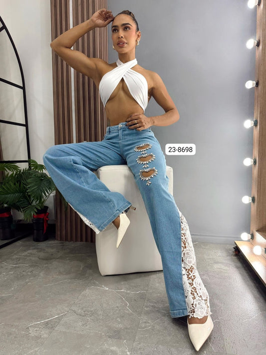 Jean Para Mujer 23-8698 (M)