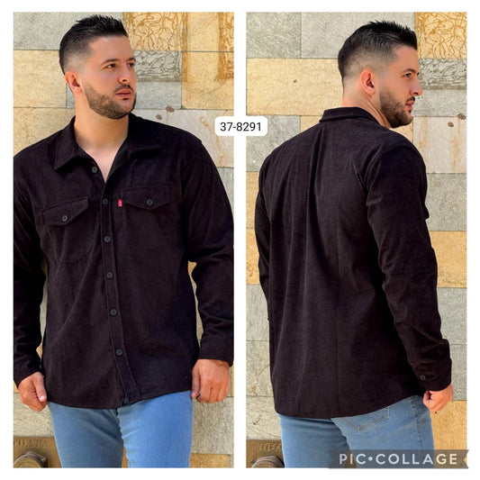 Camisa Manga Larga Para Hombre 37-8291 (S)