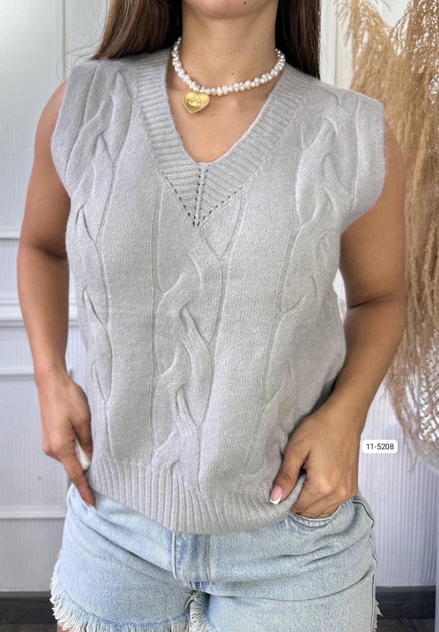 Chaleco En Hilo Para Mujer 11-5208 (H)