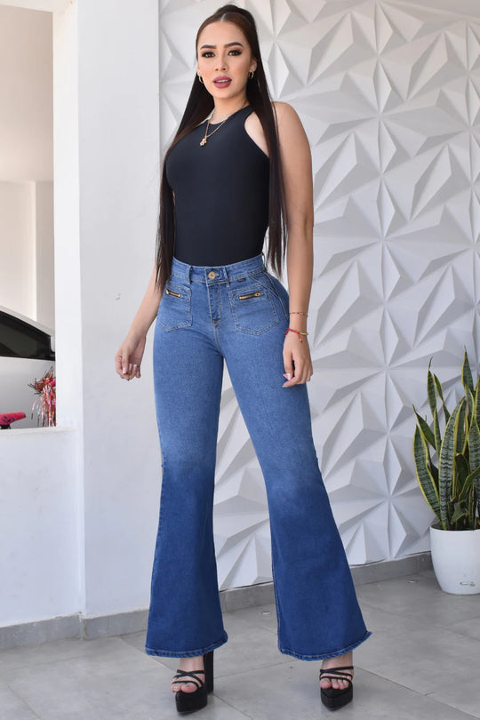 Jeans Bota Campana Moldeador