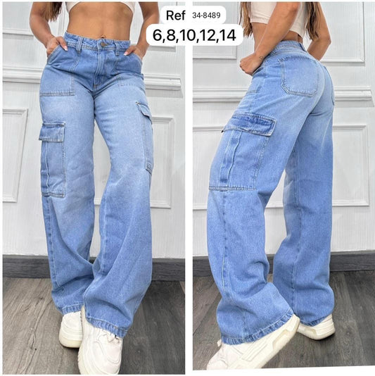 Jean Para Mujer 34-8489 (J)