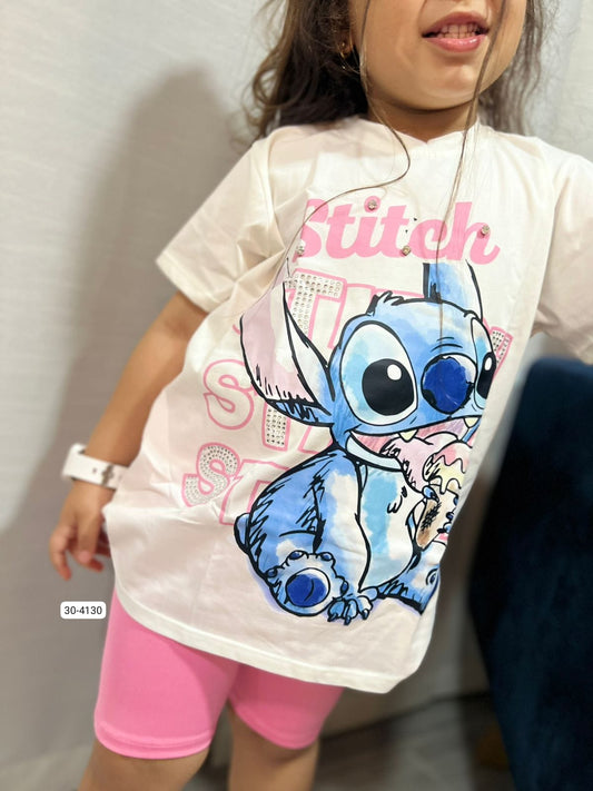Conjunto Stitch Para Niña 30-4130 (S)