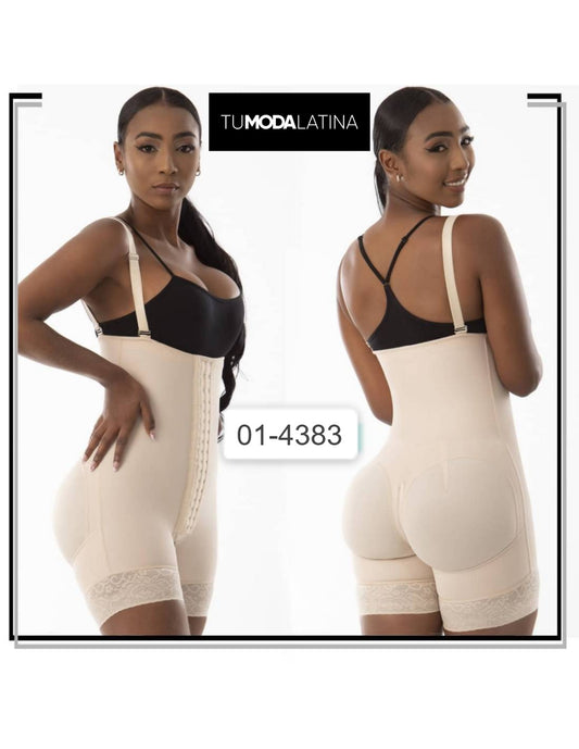 Faja Short Con Triple Abrochadura y Cierre Perineal 01-4383 (J)