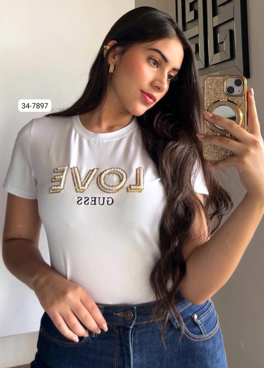Camiseta Para Mujer 34-7897 (M)