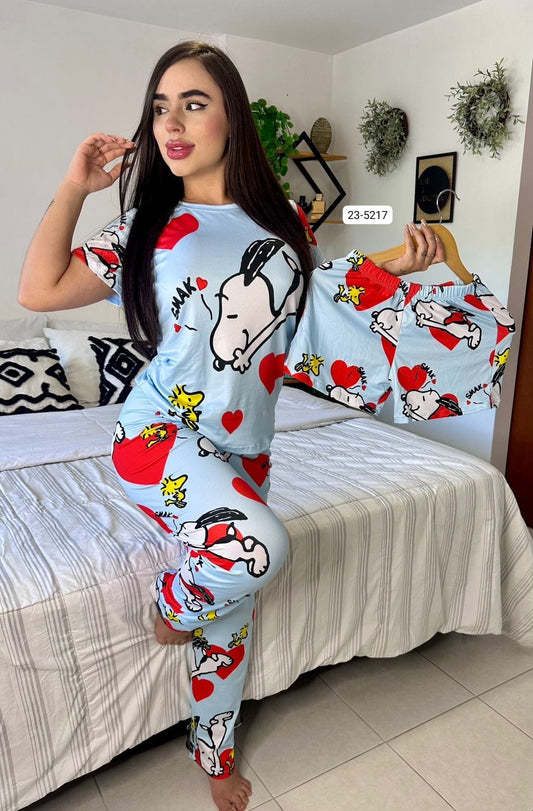 Trio De Pijama Para Mujer 23-5217 (H)