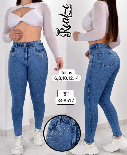 Jean Para Mujer 34-8517 (J)