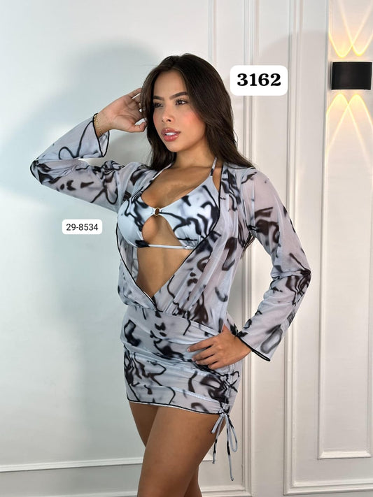 Vestido de Baño Para Mujer (3 Piezas) 29-8534 (M)