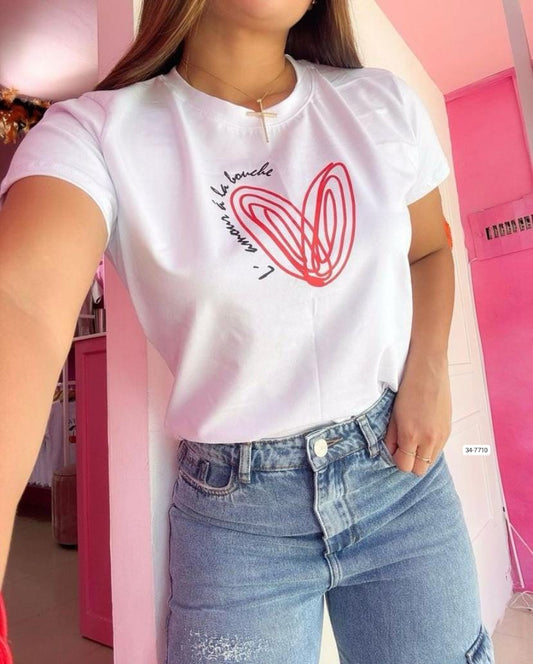 Camiseta Para Niña 34-7710 (J)