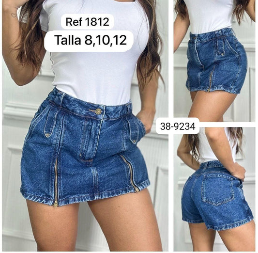 Falda Short Para Mujer 38-9234 (M)