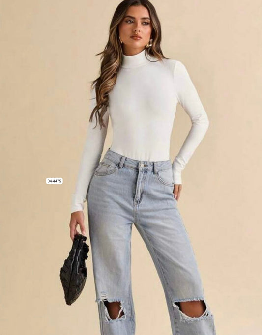 Body Escotado Para Mujer 34-4475 (S)