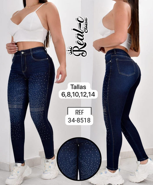 Jean Para Mujer 34-8518 (J)