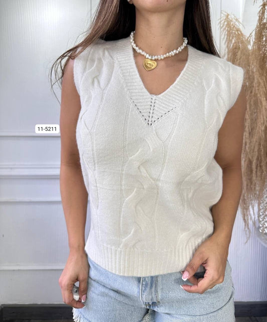 Chaleco En Hilo Para Mujer 11-5211 (H)