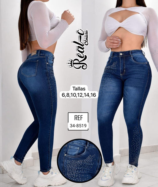 Jean Para Mujer 34-8519 (J)