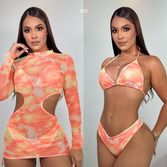 Trio Vestido De Baño Para Mujer 31-5340 (J)
