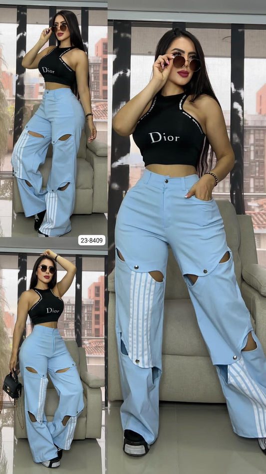 Pantalón Para Mujer 23-8409 (S)