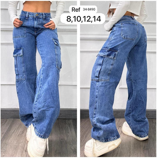 Jean Para Mujer 34-8490 (J)