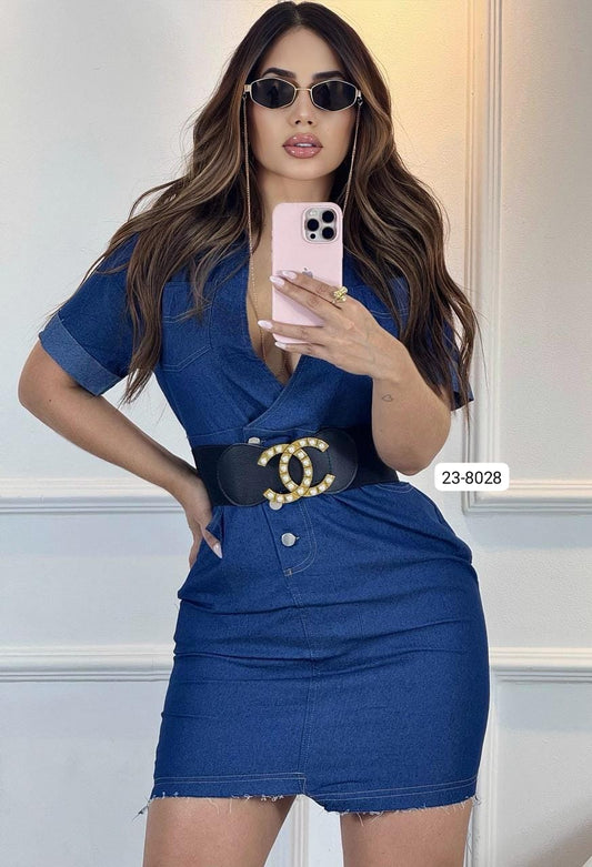 Vestido Para Mujer (no incluye cinturón) 23-8028 (M)