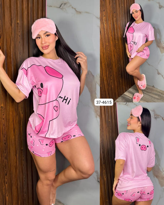 Pijama Oversize Para Mujer 37-4615 (J)